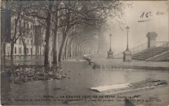 Inondations 1910 Paris Quai Debilly