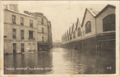 Paris inondé - Rue de Bercy - Côté Ouest à Paris 12e