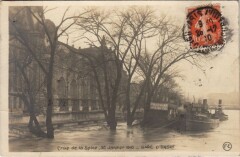 Inondations 1910 Paris Gare d'Orsay