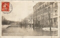 Inondations 1910 Paris Boulevard de Bercy
