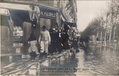 Inondations 1910 Paris Avenue Rapp