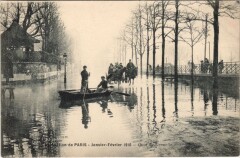 Inondations 1910 Paris Quai de Grenelle