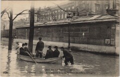 Inondations 1910 Paris Legation Belge