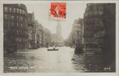 Inondations 1910 Paris Rue de Lyon