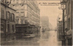 Inondations 1910 Paris Rue de Bercy Bd Diderot