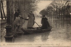 Inondations 1910 Paris Mission Belge