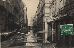 Inondations 1910 Paris Rue du bac