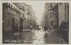 Inondations 1910 Paris Rue de Charenton