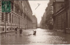 Inondations 1910 Paris Rue de Lille