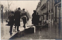 Inondations 1910 Paris Rue de Constantine