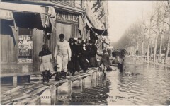 Inondations 1910 Paris Avenue Rapp