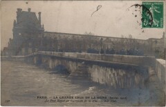 Inondations 1910 Paris Pont Royal