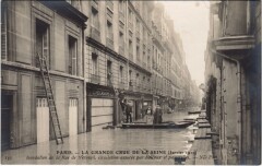 Inondations 1910 Paris Rue de Verneuil