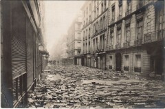Inondations 1910 Paris Rue de Bourgogne