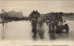 Inondations 1910 Paris Le Grand Palais