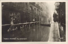 Inondations 1910 Paris Rue de Verneuil