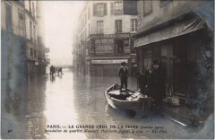 Inondations 1910 Paris Quartier Maubert habitants