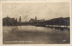 Inondations 1910 Paris Esplanade des Invalides