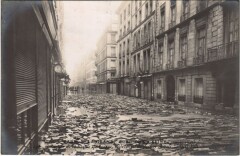 Inondations 1910 Paris Rue de Bourgogne