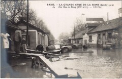 Inondations 1910 Paris Rue de Bercy