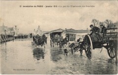 Inondations 1910 Paris Esplanade des Invalides