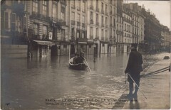 Inondations 1910 Paris Quai des Grands-Augustins