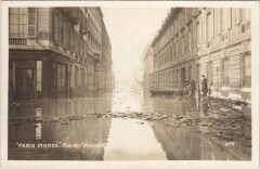 Inondations 1910 Paris Rue de l'Universite