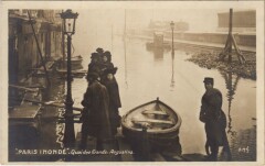 Inondations 1910 Paris Quai des Grands-Augustins
