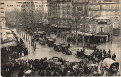 Inondations 1910 Paris Boulevard Diderot