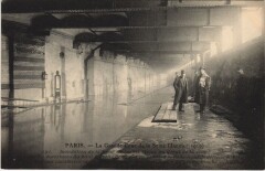 Inondations 1910 Paris Ligne Austerlitz-Orleans