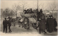 Inondations 1910 Paris pauvres gens