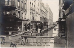 Inondations 1910 Paris Rue du bac