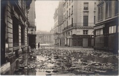 Inondations 1910 Paris Rue de Bourgogne