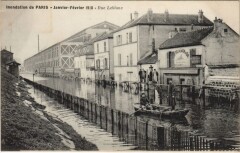 Inondations 1910 Paris Rue Leblanc