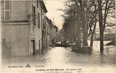 Saint-Mammes Inondations Quai de Seine