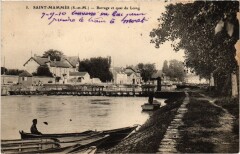 Saint-Mammes Barrage et quai du Loing