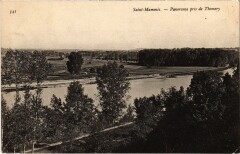 Saint-Mammes Panorama pris de Thomery à Thomery