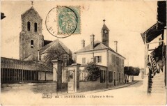 Saint-Mammes Eglise et la Mairie