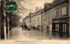 Saint-Mammes Inondations Quai de Seine