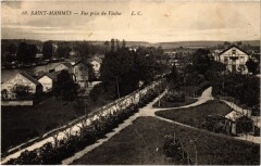 Saint-Mammes vue prise du Viaduc