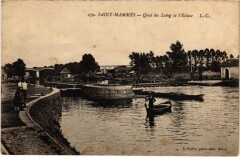 Saint-Mammes Quai du Loing et Ecluse