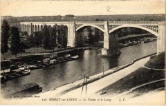 Moret-sur-Loing Le Viaduc et le Loing