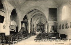 Chailly-en-Brie - Interieur de l'Eglise à Chailly-en-Brie