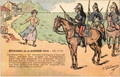 Lizy-sur-Ourcq - Episodes de la Guerre 1914 - Mme Bossuat à Lizy-sur-Ourcq