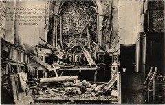 Militaire - L'Eglise de Barcy entierement detruite à Barcy
