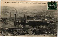 Saint-Etienne -La Manufacture d'armes. Vue d'ensemble prise
