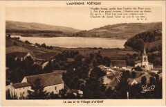 Aydat Le Lac et le Village d'Aydat à Aydat