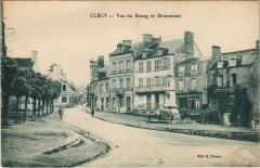 Clecy Vue du Bourg et Monument