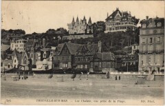 Trouville Les Chalets - Vue prise de la Plage