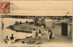 Ouistreham Riva-Bella - Les Cabines a Maree Haute à Ouistreham